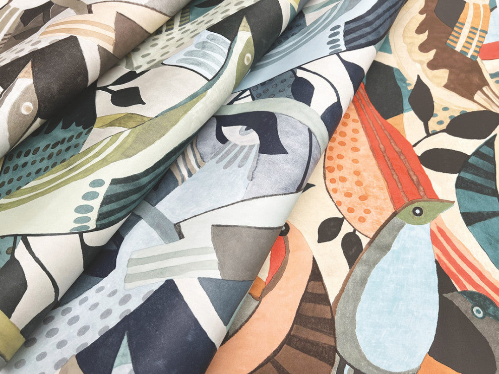 Fauvist Flock Wallpaper