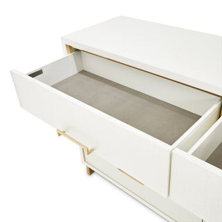 Palm Gate Dresser, Cloud White