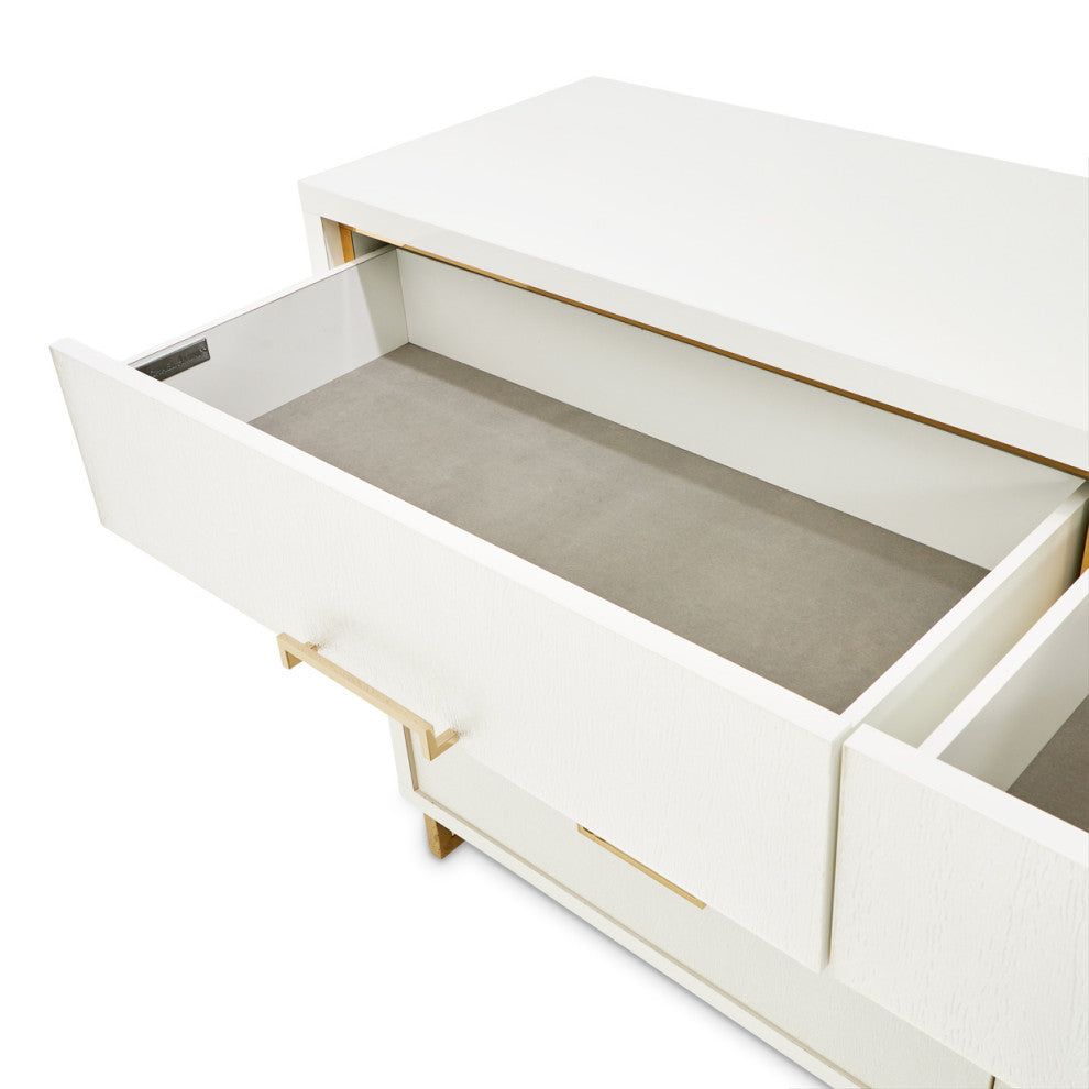 Palm Gate Dresser, Cloud White