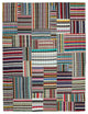 Rug N Carpet - Handmade Oriental 10' 0'' x 13' 2'' Vintage Patchwork Kilim Rug