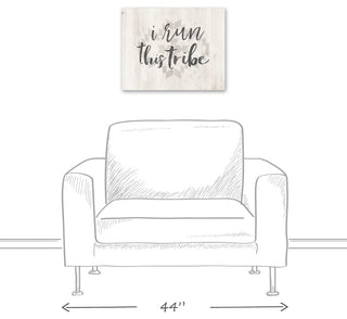 I Run This Tribe 20x16 Canvas Wall Art