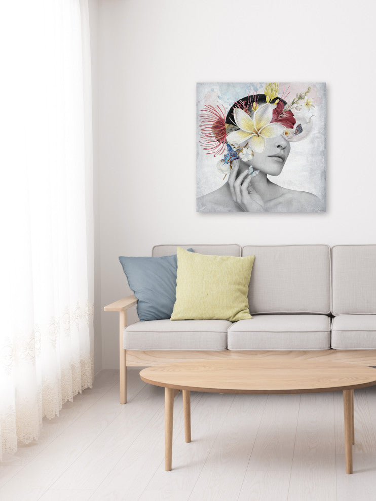 "Be Beautiful and Be You" Painting Print on Wrapped Canvas, 18x18