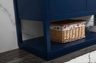 Louie 60" Single Bathroom Vanity, Blue