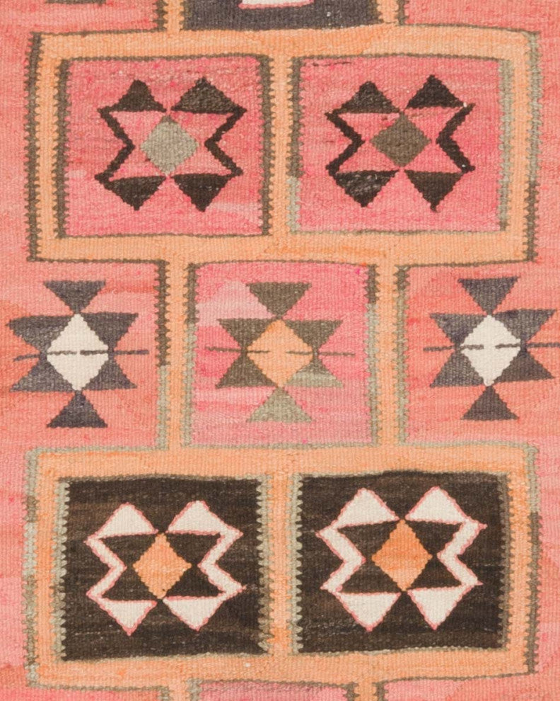 Vintage Turkish Kilim Runner 3' 3" x 9' 8", 39 in. x 116 in.