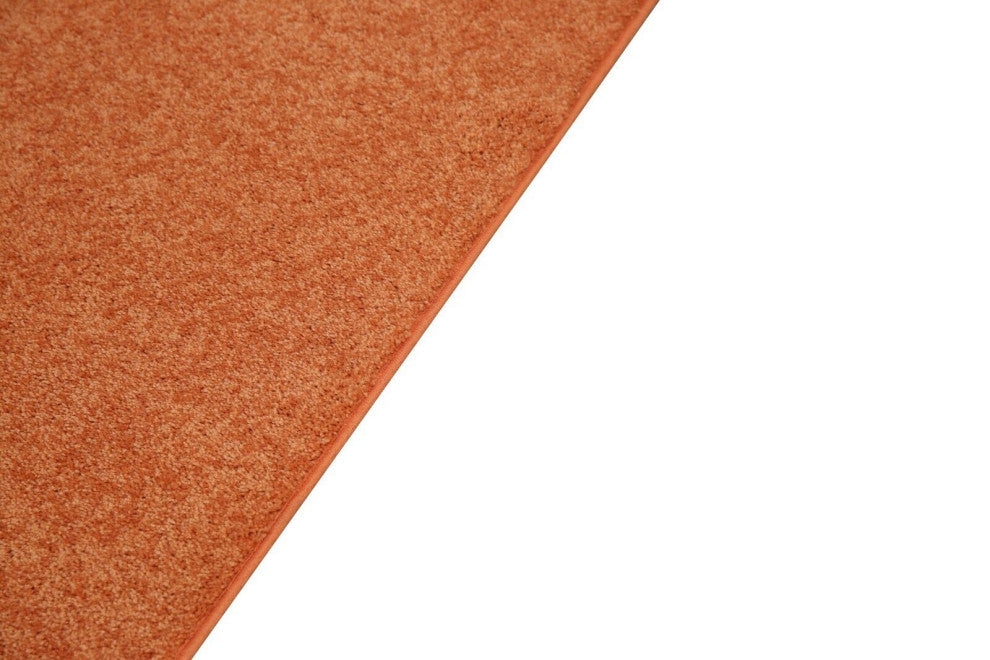 Furnish My Place Orange 3' x 6' Solid Color Rug Made In Usa