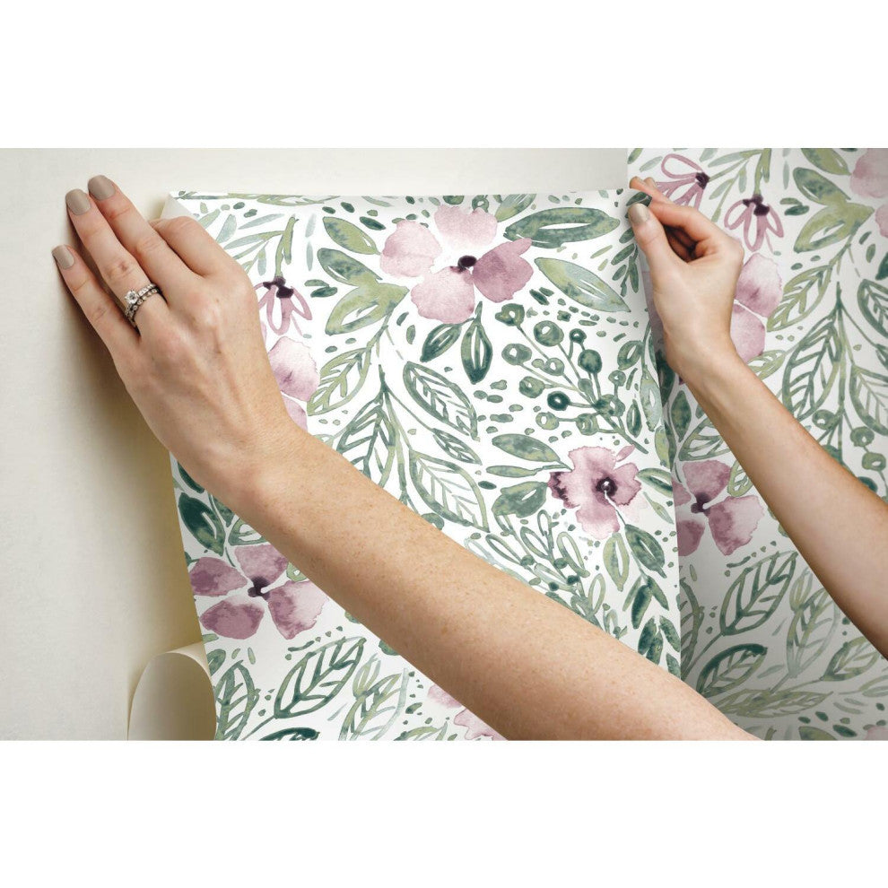 Clara Jean April Showers Peel & Stick Wallpaper