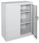 Storage Cabinet Counter Height, Gray, 18x36