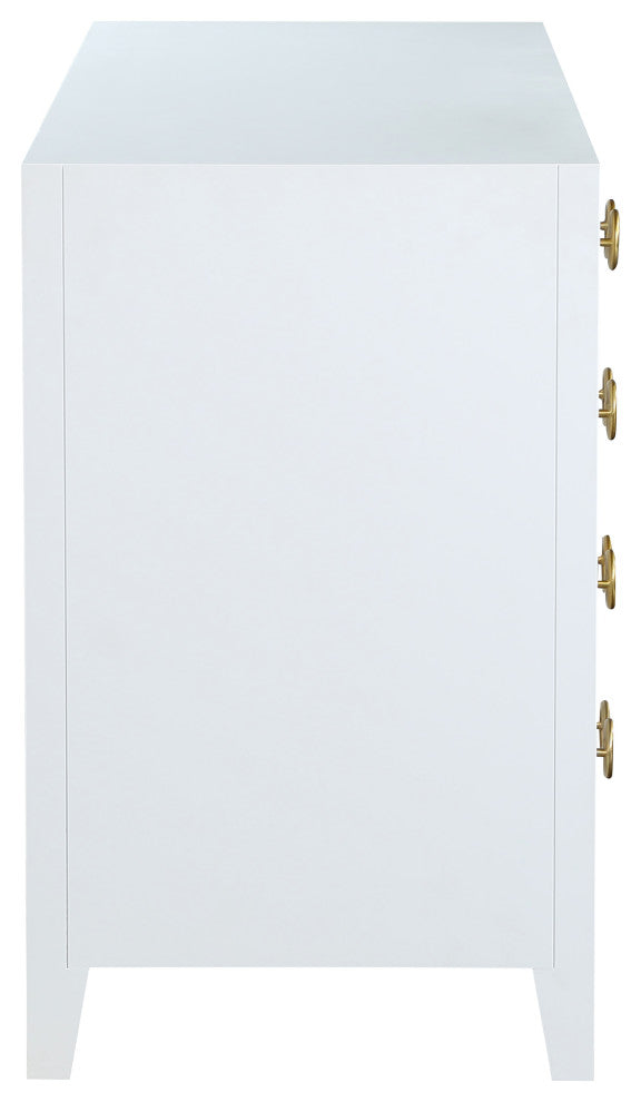 Bowtie Dresser, White