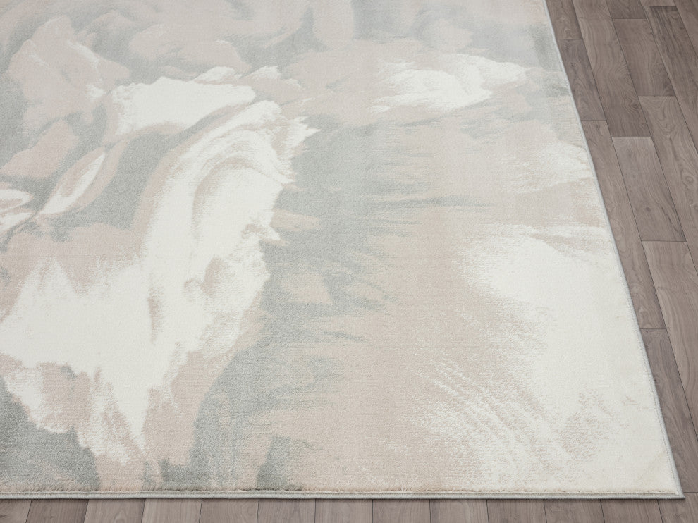 Abani Arto Collection ART170B Contemporary 3D Geometric Area Rug