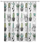 Potted Cacti Print 71x74 Shower Curtain