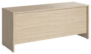 Studio C 72W x 24D Credenza Desk in Natural Elm - Engineered Wood