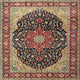 Ahgly Company Indoor Square Traditional Area Rugs, 7' Square