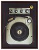 Sylvie High Fidelity 18x24 Walnut Brown Framed Canvas Wall Art