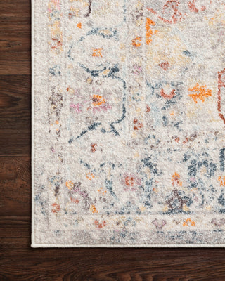 Distressed Clara Area Rug by Loloi, Light Gray/Multi, 9'3"x13'