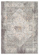 Surya Presidential PDT-2311 5'x8'2" Rug, Gray/Ivory/Butter/Pale Blue/Blue/Lime