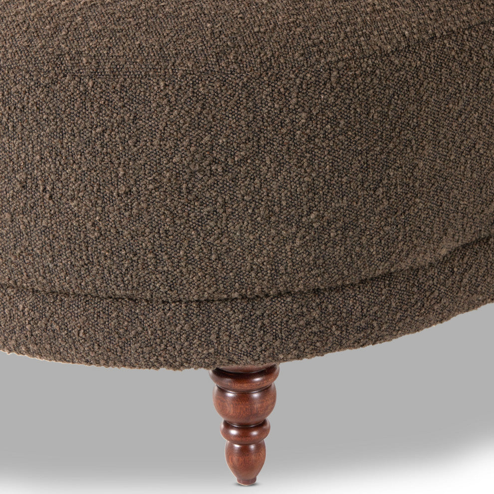 Marnie Chaise Lounge Knoll Mink, Aged Sienna