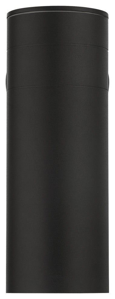 Matira 1 Light Outdoor LED Wall Mount, Black, 11.5"