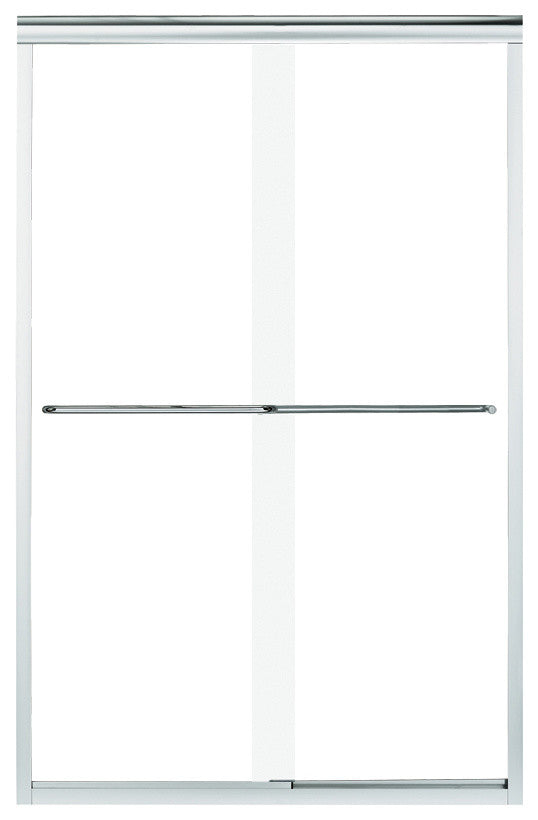 Sterling Ensemble Vikrell Center Drain Alcove Shower Kit 72"x24"x48", White