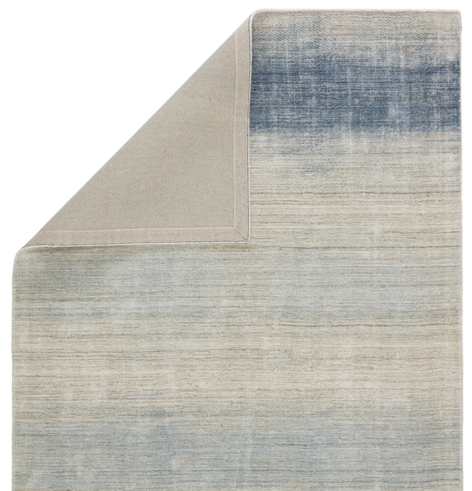 Barclay Butera by Jaipur Living Bayshores Handmade Ombre Blue Rug, 3'x12'