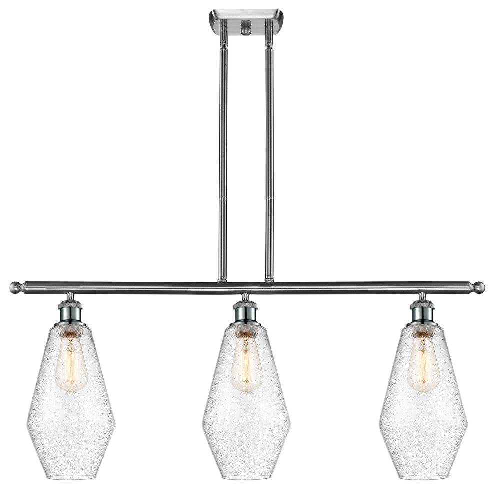 Innovations 516-3I-SN-G654-7-LED 3-Light Island Light, Brushed Satin Nickel