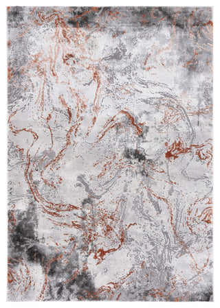 Safavieh Craft Collection CFT864K Rug, Grey/Orange, 9' X 12'