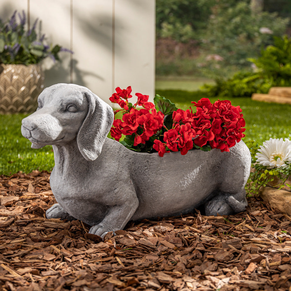 22-Inch Long Magnesium Dog Planter
