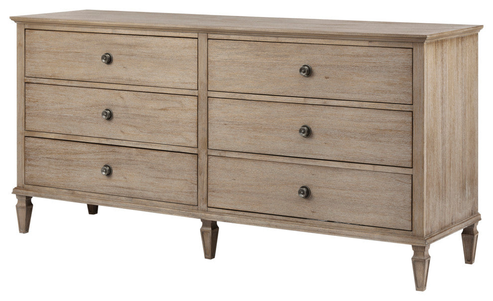 Madison Park Signature Victoria Nightstand, 6-Drawer Dresser