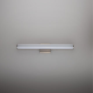 Maxim 52100 Rail 18" Tubular LED Bath Bar - Compliant - Satin Nickel
