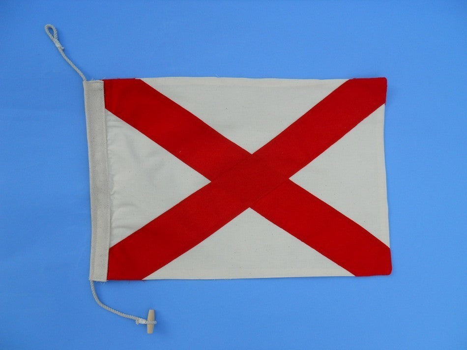 Letter V Cloth Nautical Alphabet Flag Decoration 20''''