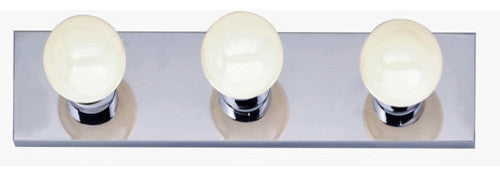 Nuvo 3-Light Incandescent Vanity and Wall Light Fixture, Polished Chrome