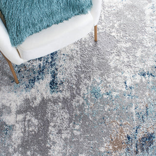 Safavieh Aston ASN708F Rug, Grey/Blue, 2' X 8'
