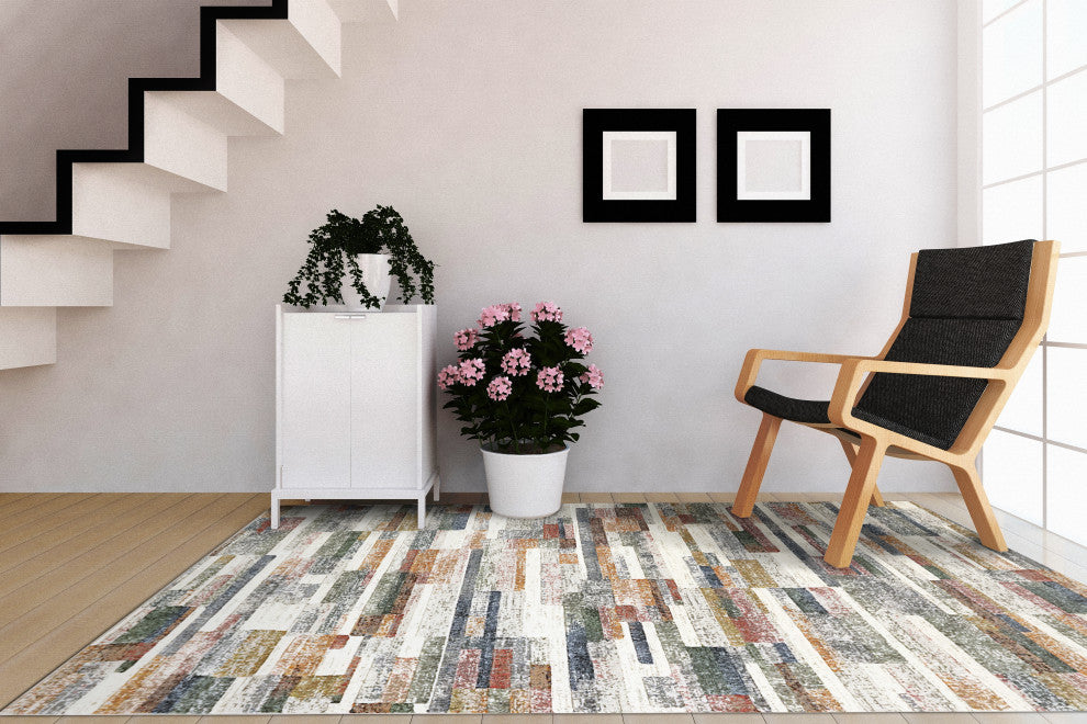 Eclipse Multicolor Area Rug, 2'x3.11'