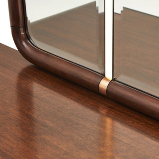 Mason Park Dresser with Mirror, Umber Brown
