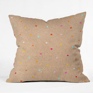 Iveta Abolina Peach Taffy Outdoor Throw Pillow, Medium