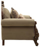 ACME Mehadi Chair with 2 Pillows, Fabric and Walnut