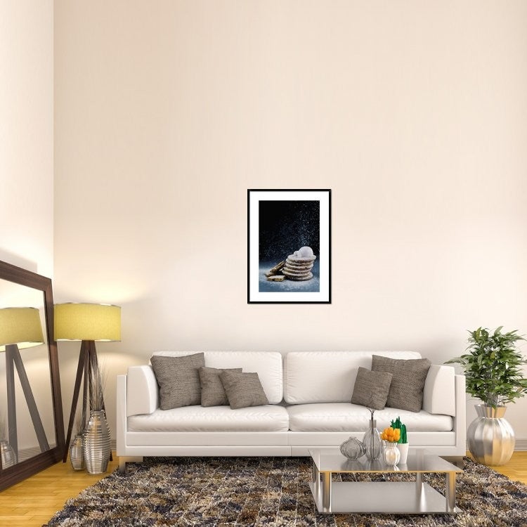 "Igloo (Powdered Sugar)" Framed Digital Print by Dina Belenko, 28"x38"