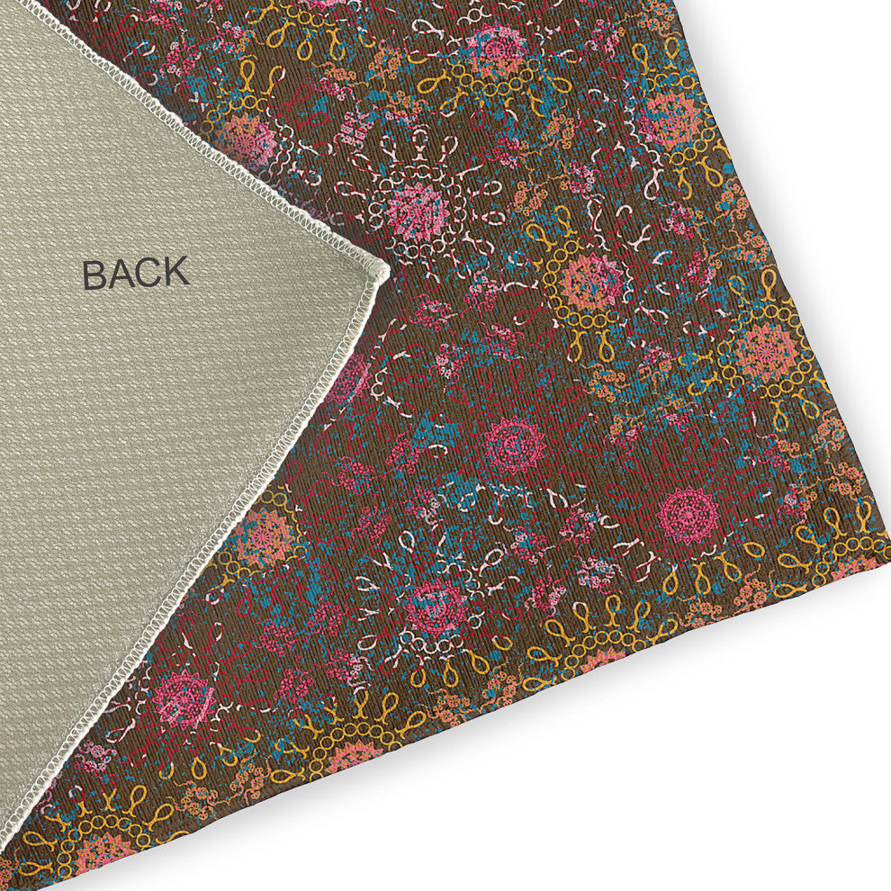 Layered Sun Tile Indoor/Outdoor Rug