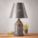 Punched Tin Fireside Dual Lamp Lantern, Blackened Tin Willow