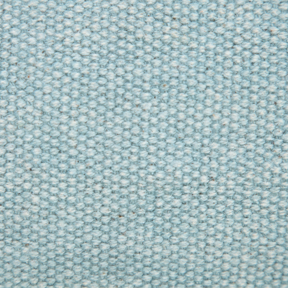Ox Bay Blue Solid Organic Cotton Pillow Cover, 14"x36"