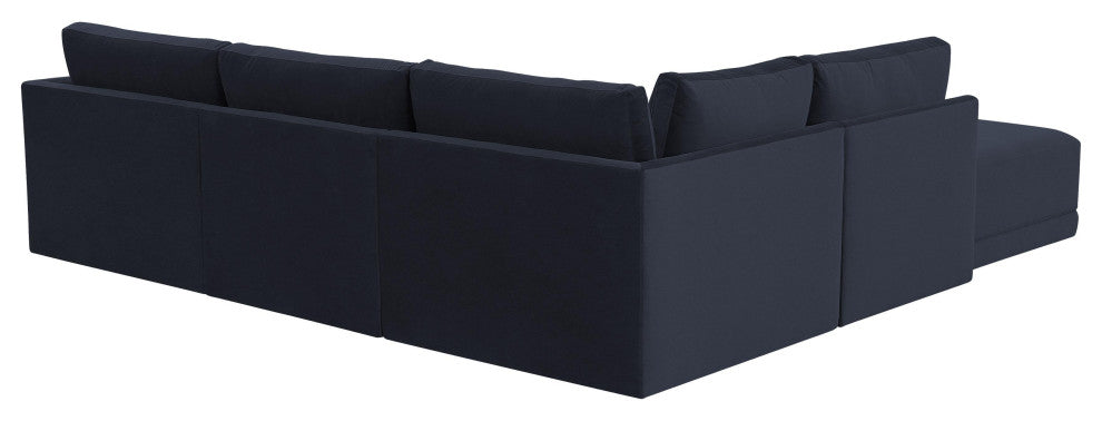 Willow Navy Modular LAF Sectional