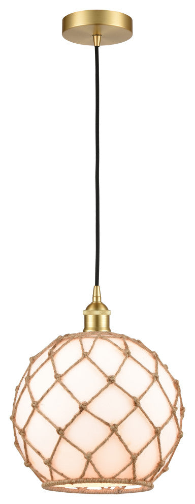 Innovations 616-1P-SG-G121-10RB-LED 1-Light Mini Pendant, Satin Gold