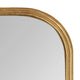 Caskill Framed Cowbell Wall Mirror, Gold, 20x32
