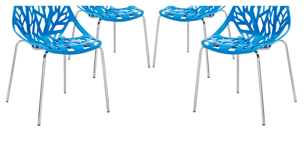 Natural White Marina 4-Piece Outdoor Patio Teak Set