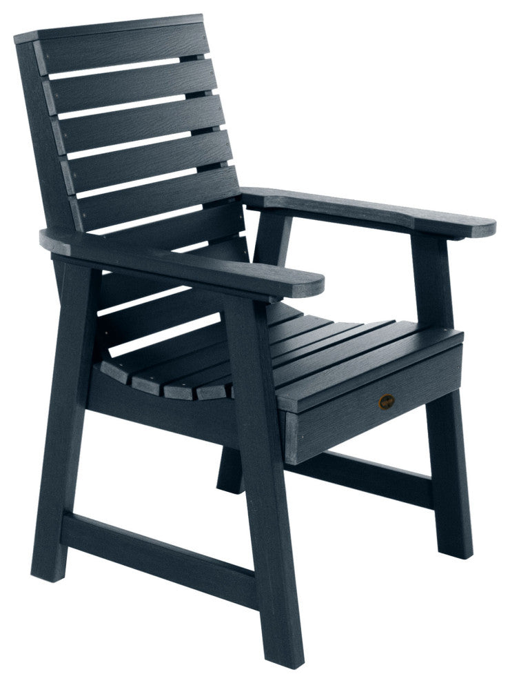 Glennville Dining Arm Chair, Federal Blue