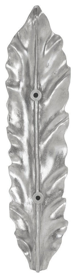 Petiole Wall Leaf, Silver, Medium, Version A