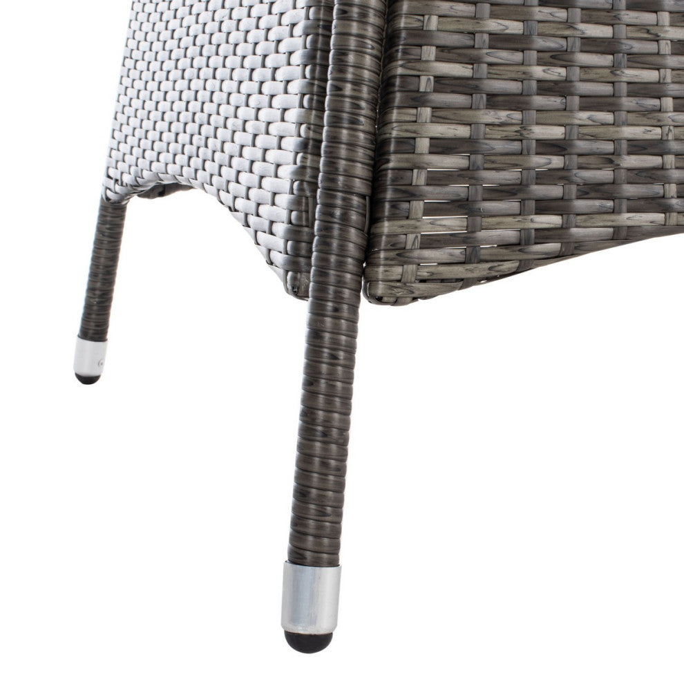 Safavieh Challe Dining Set, Grey Brown / White