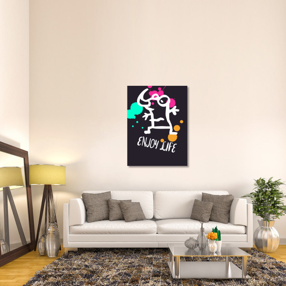 "Enjoy Life Poster 2" Fine Art Print