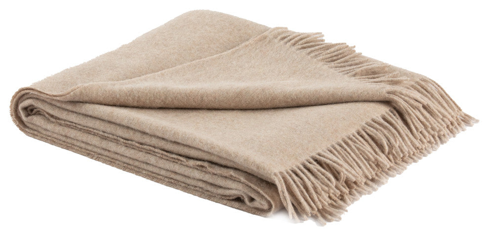 Recycled Alpaca Wool Blend Throws