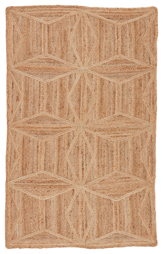 Jaipur Living Abel Natural Geometric Beige Area Rug, 10'x14'