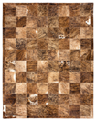 Cowhide Patchwork Rug, Icarus, Jasper, 6'x9'
